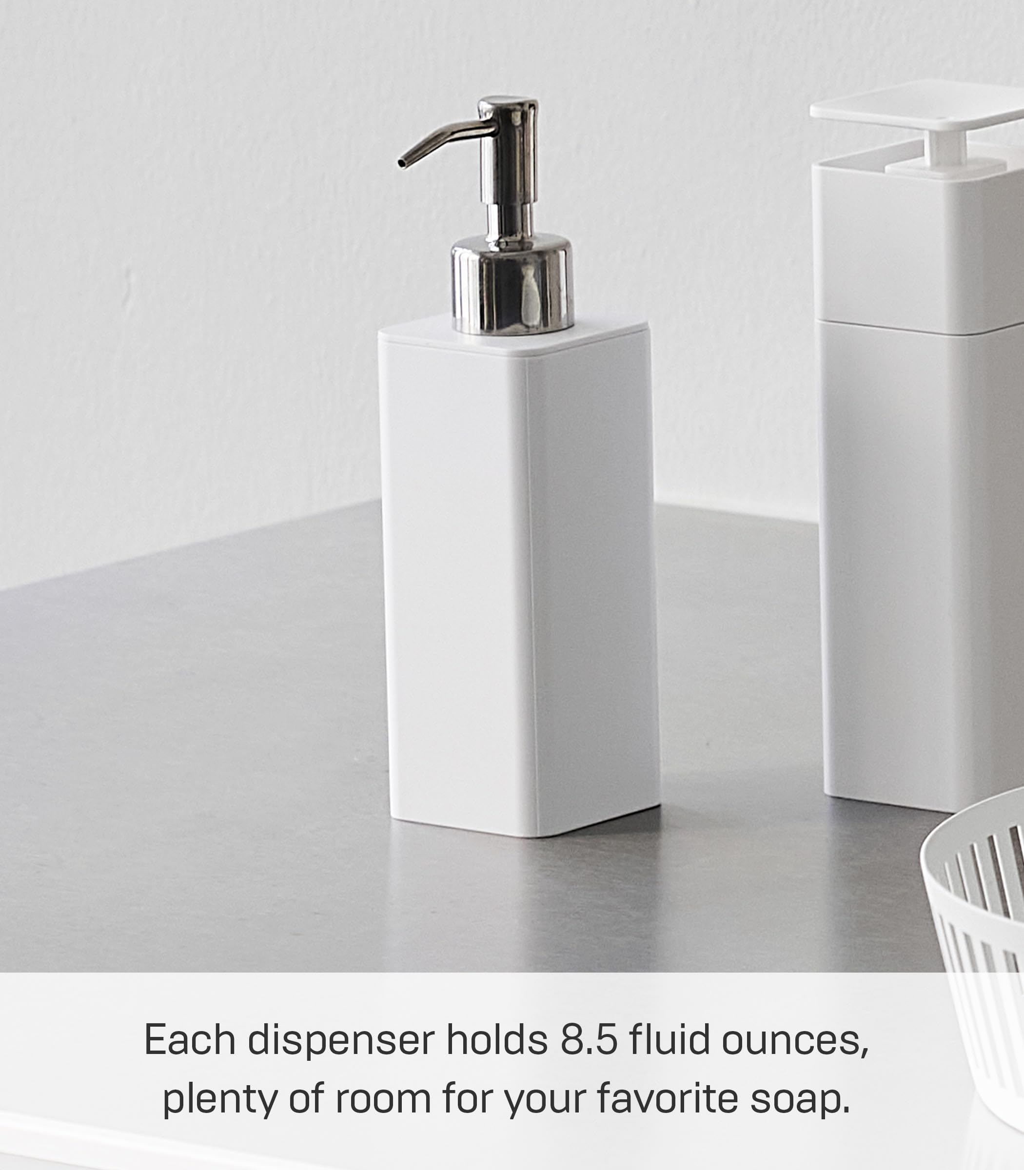 Amazon.com: Yamazaki Home Tower Refillable Hand Soap Dispenser